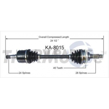 TrakMotive CV Axle Shaft - KA-8015