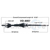 TrakMotive CV Axle Shaft - VO-8057