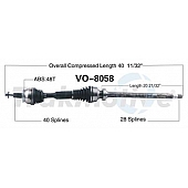 TrakMotive CV Axle Shaft - VO-8058