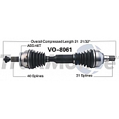 TrakMotive CV Axle Shaft - VO-8061