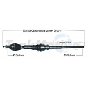 TrakMotive CV Axle Shaft - VO-8064