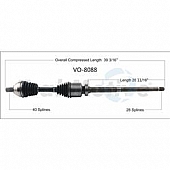 TrakMotive CV Axle Shaft - VO-8088