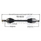TrakMotive CV Axle Shaft - TO-8333