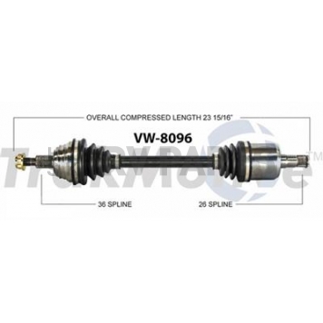 TrakMotive CV Axle Shaft - VW-8096