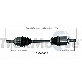 TrakMotive CV Axle Shaft - BM-8032