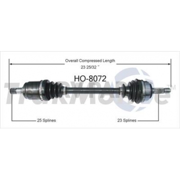 TrakMotive CV Axle Shaft - HO-8072