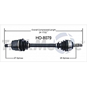 TrakMotive CV Axle Shaft - HO-8079