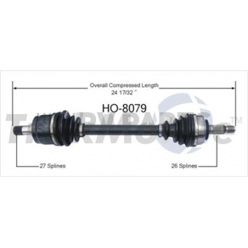 TrakMotive CV Axle Shaft - HO-8079