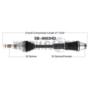 TrakMotive CV Axle Shaft - SB-9003HD