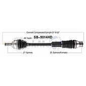 TrakMotive CV Axle Shaft - SB-9014HD