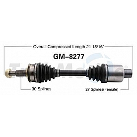TrakMotive CV Axle Shaft - GM-8277