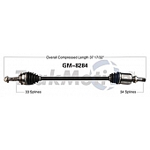 TrakMotive CV Axle Shaft - GM-8284