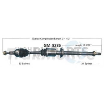 TrakMotive CV Axle Shaft - GM-8285