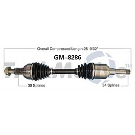 TrakMotive CV Axle Shaft - GM-8286