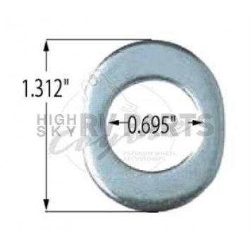 Coyote Wheel Accessories Lug Nut Washer - 812174