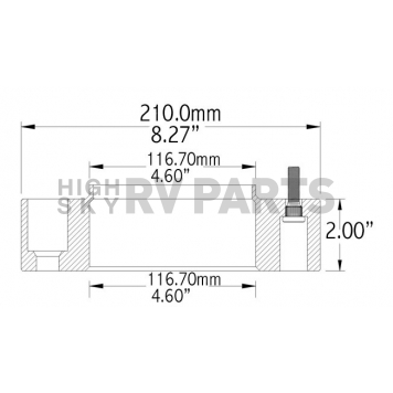 Coyote Wheel Accessories Wheel Adapter - 8650-8650H-E14-1