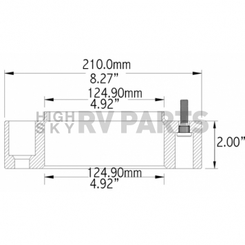 Coyote Wheel Accessories Wheel Adapter - 8170-8170H-E142-1
