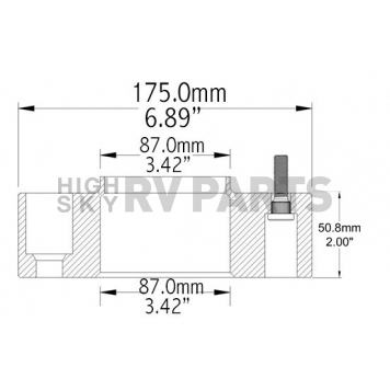 Coyote Wheel Accessories Wheel Adapter - 6135-6135H-E142-2