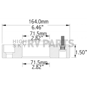 Coyote Wheel Accessories Wheel Adapter - 5500-5500H-C-2