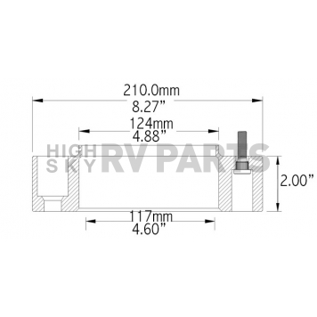 Coyote Wheel Accessories Wheel Adapter - 8650-8180H-E-2