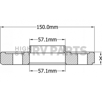 Coyote Wheel Accessories Wheel Spacer - VWAUDI5100112557-2