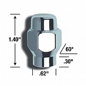 Gorilla Lug Nut - 68187B