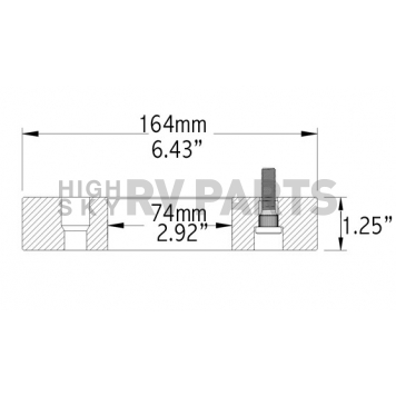 Coyote Wheel Accessories Wheel Adapter - 5450/475-5135-B-2