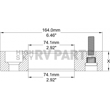 Coyote Wheel Accessories Wheel Adapter - 5450/475-5500-B-2