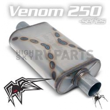 Black Widow Exhaust Venom 250-Series Muffler - BW002-C