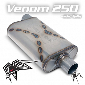 Black Widow Exhaust Venom 250-Series Muffler - BW002-P