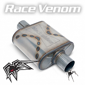 Black Widow Exhaust Race Venom Muffler - BW009-C