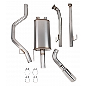 Hooker Headers Exhaust Blackheart Cat Back System - 70504408-RHKR