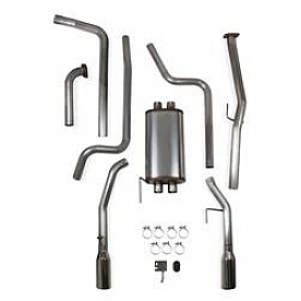 Hooker Headers Exhaust Blackheart Cat Back System - 70506402-RHKR