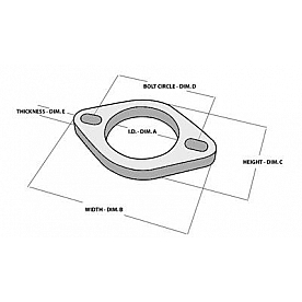 Vibrant Performance Exhaust Pipe Flange - 1473