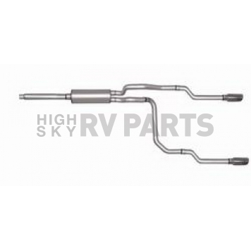 Gibson Exhaust Split Rear Cat Back System - 69501-2