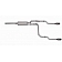 Gibson Exhaust Split Rear Cat Back System - 69501
