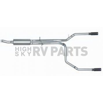 Gibson Exhaust Split Rear Cat Back System - 69504-2