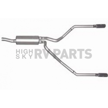Gibson Exhaust Split Rear Cat Back System - 69505-1