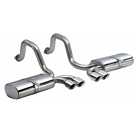 Corsa Performance Exhaust Sport Axle Back System - 14111BLK
