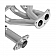 DC Sports 4-2-1 Two Piece Exhaust Header - AHC6003