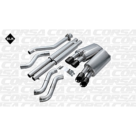 Corsa Performance Exhaust Sport Cat Back System - 14116BLK