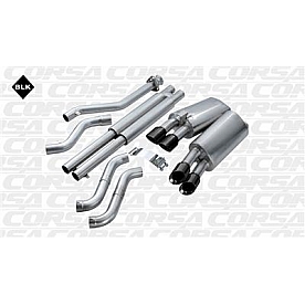 Corsa Performance Exhaust Sport Cat Back System - 14118BLK
