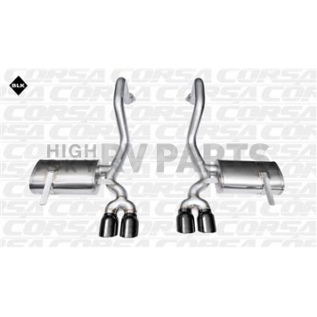 Corsa Performance Exhaust Xtreme Axle Back System - 14132BLK