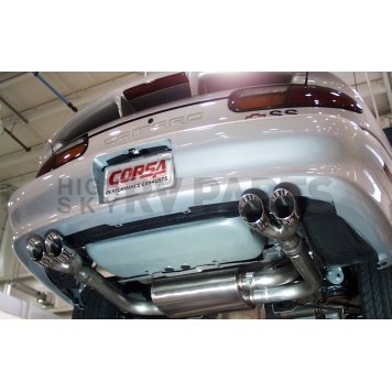 Corsa Performance Exhaust Sport Cat Back System - 14143BLK-1