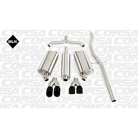 Corsa Performance Exhaust Touring Cat Back System - 14150BLK