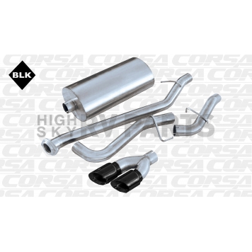 Corsa Performance Exhaust Sport Cat Back System - 14261BLK