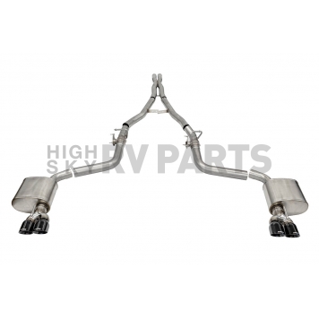 Corsa Performance Exhaust Xtreme Cat Back System - 21070BLK