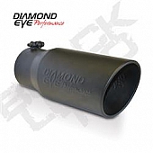 Diamond Eye Performance Exhaust Tail Pipe Tip - 5612BRA-DEBK