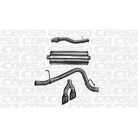 Corsa Performance Exhaust Sport Cat Back System - 14748BLK