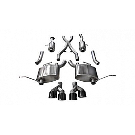 Corsa Performance Exhaust Sport Sound Level Cat Back System - 14984BLK